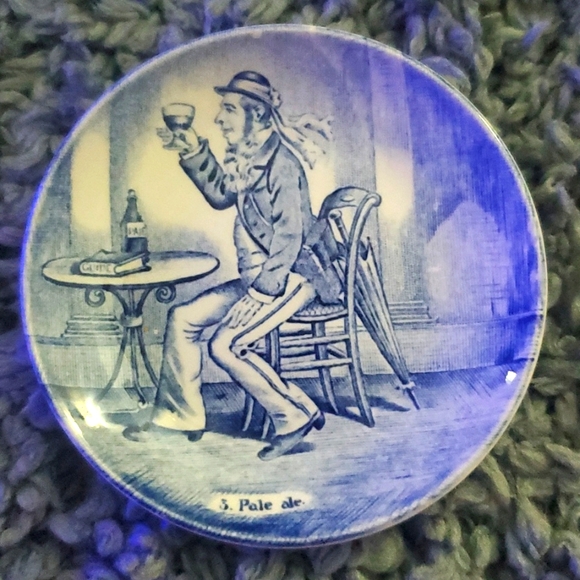 Vintage Royal Sphinx Holland Boch Belgium Delfts 4.25" Collectible Plates (4) - Picture 4 of 7